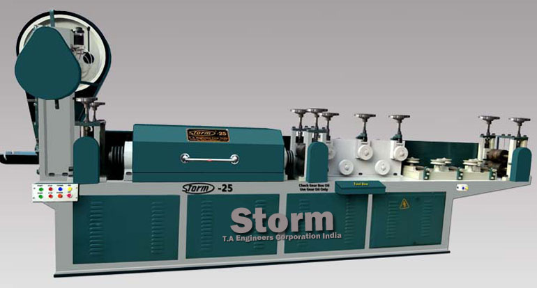 steel bar straightening and cutting machine