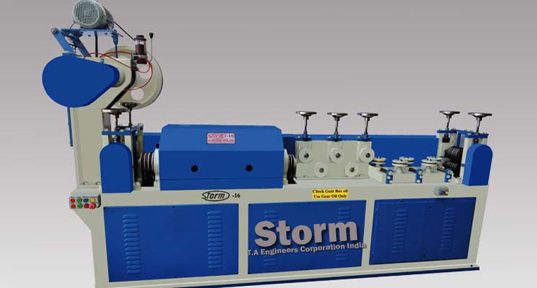 steel bar straightening and cutting machine